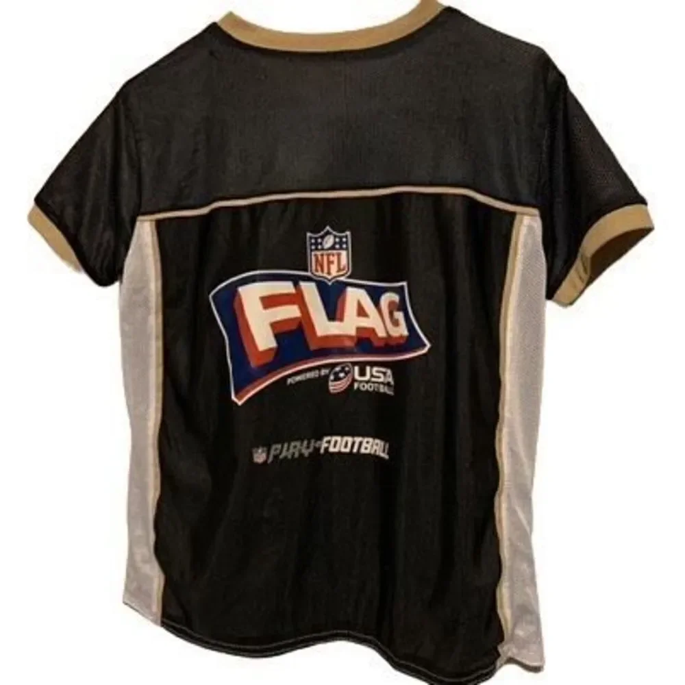 New Orleans Saints Size Youth Large Reversible Flag Football Jersey